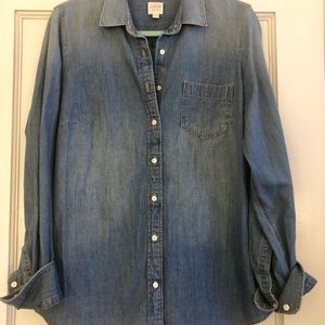 J.Crew Perfict Fit Chambray shirt